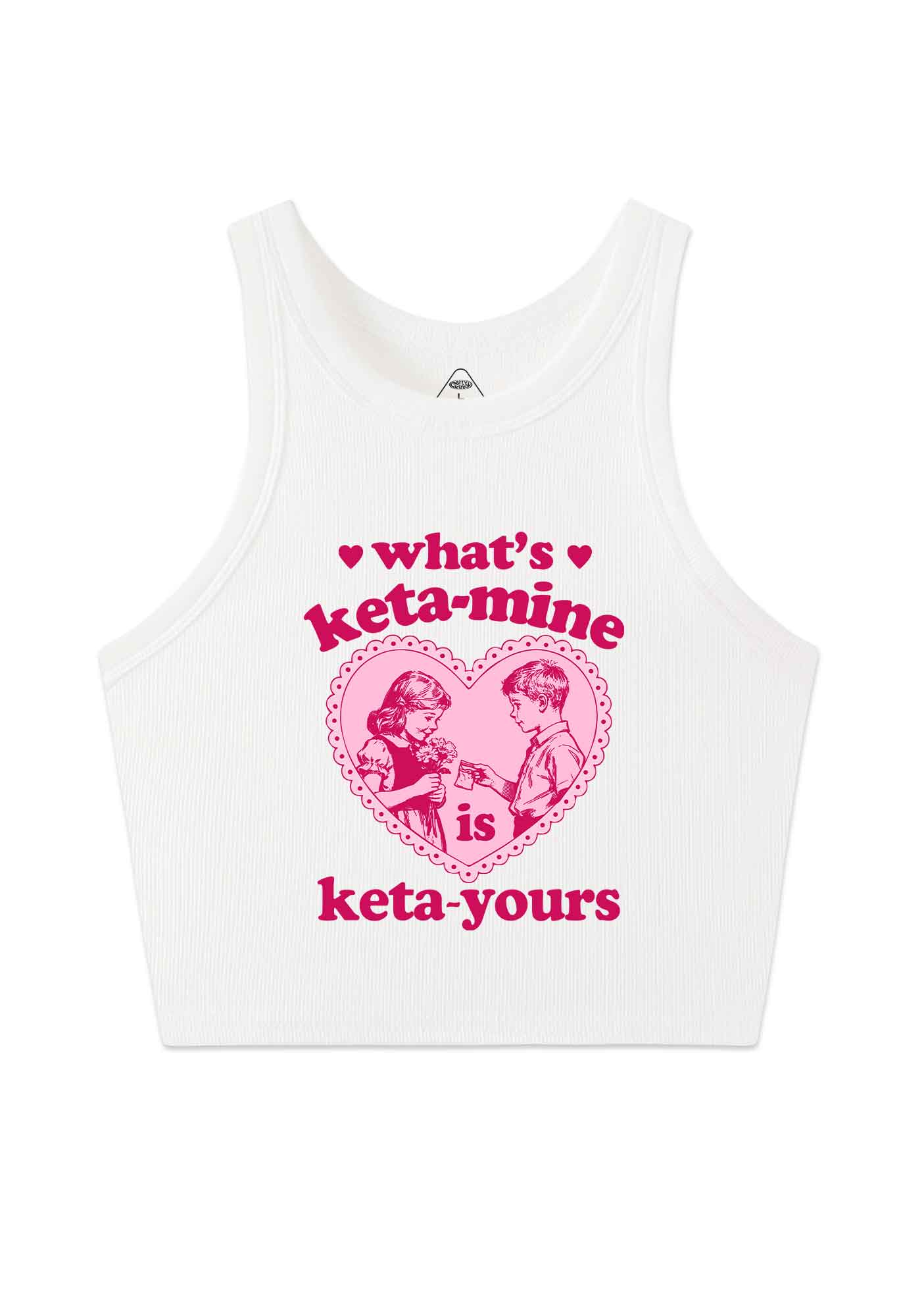 Whats Kxxamine Y2K Crop Tank Top Cherrykitten