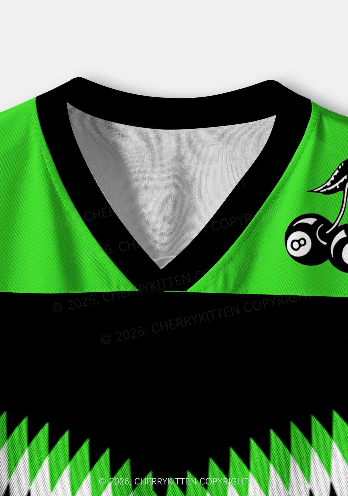 Custom I Cxm Green Today St Patricks Y2K Crop Sport Jersey Shirts Cherrykitten