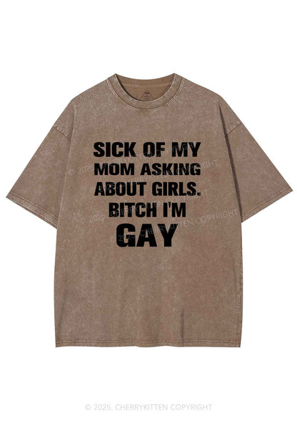 Bxxch Im Gay Pride Y2K Shirts Washed Tee Cherrykitten