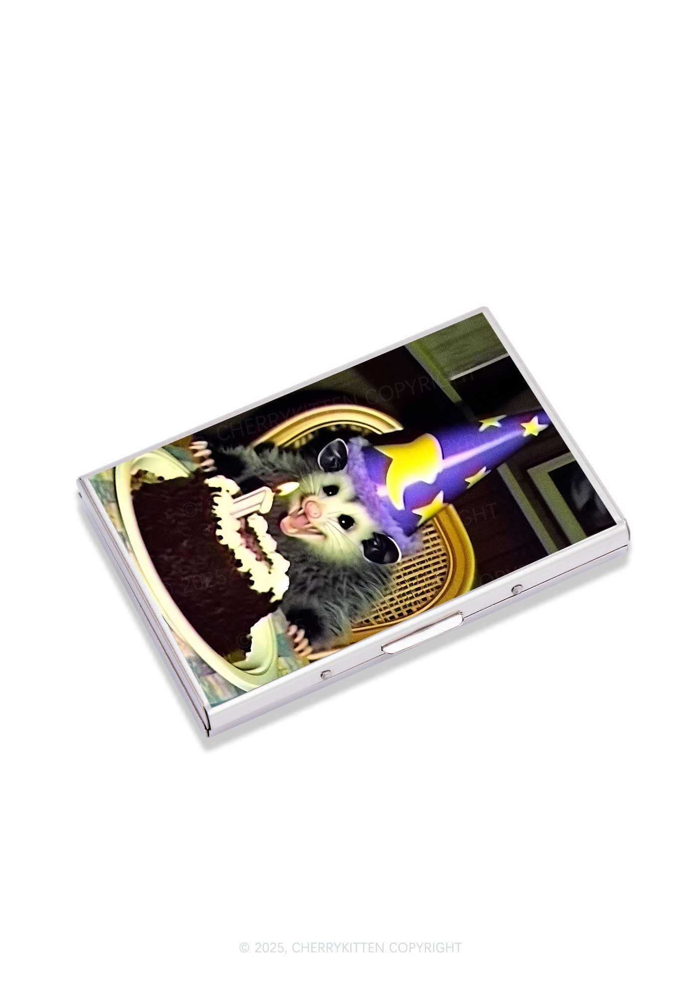 Birthday Rat Y2K Mirror Cigarette Case Cherrykitten