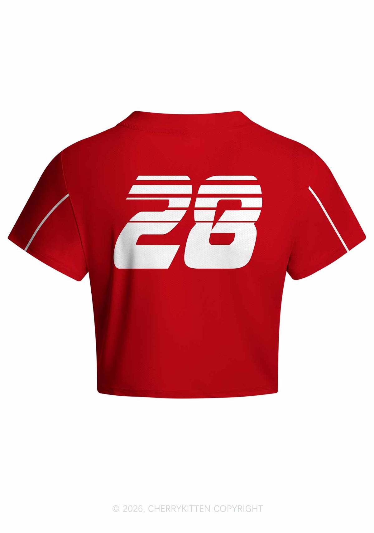 Sorry For Having Correct Opinions Y2K Crop Football Jersey Shirts Cherrykitten