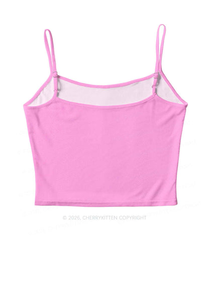 Grey Femme Pride Y2K Mesh Cami Tank Cherrykitten