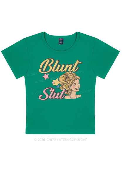 Blunt Slxt Y2K Baby Tee Cherrykitten