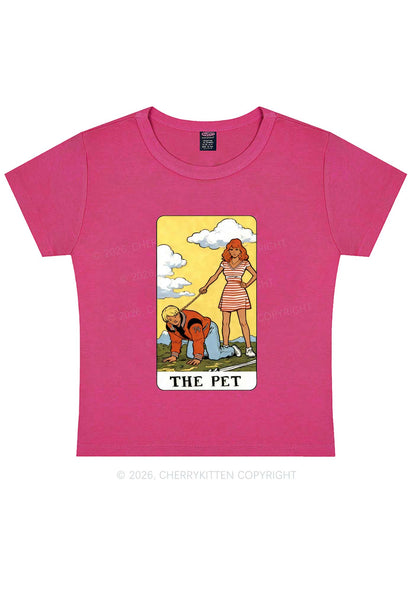 The Pet Y2K Baby Tee Cherrykitten