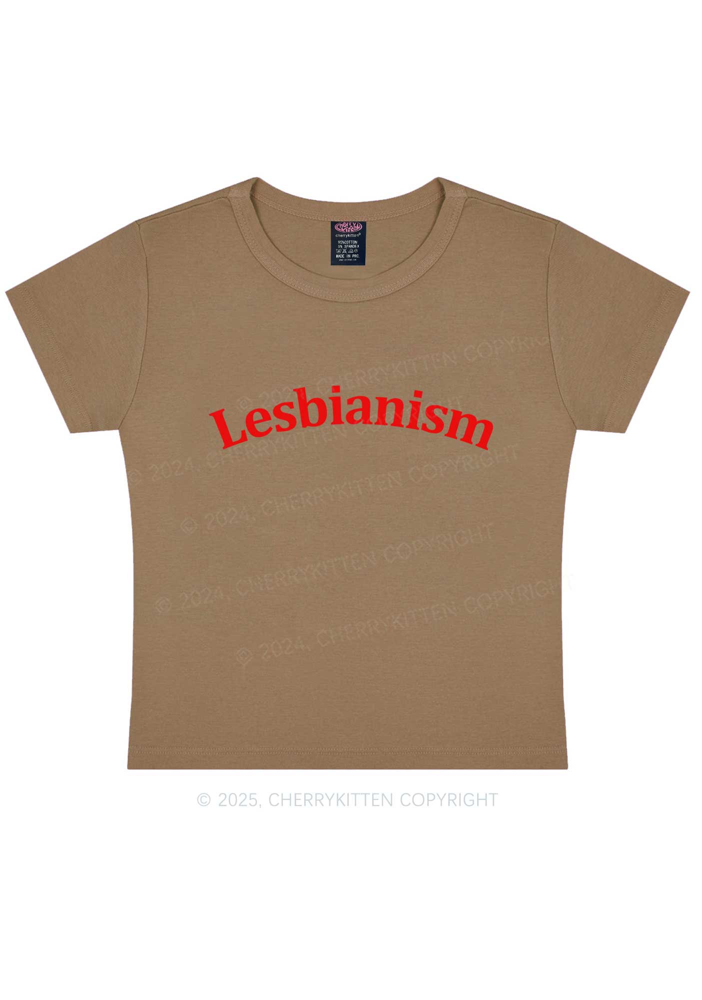 Lesbianism Y2K Baby Tee Cherrykitten