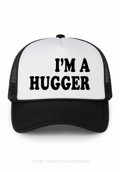 Im A Hugger Y2K Colorblock Trucker Hat Cherrykitten