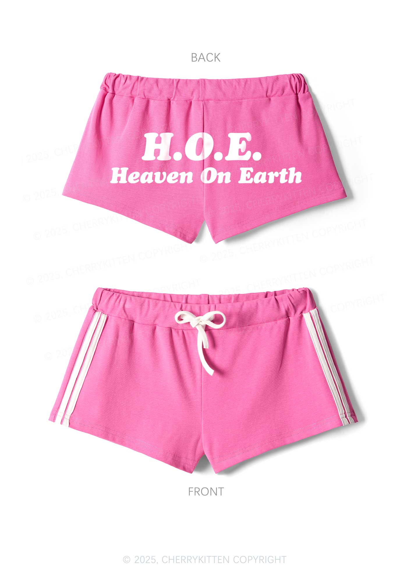 Heaven On Earth Y2K Drawstring Mini Shorts Cherrykitten