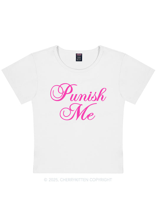 Punish Me Y2K Baby Tee Cherrykitten