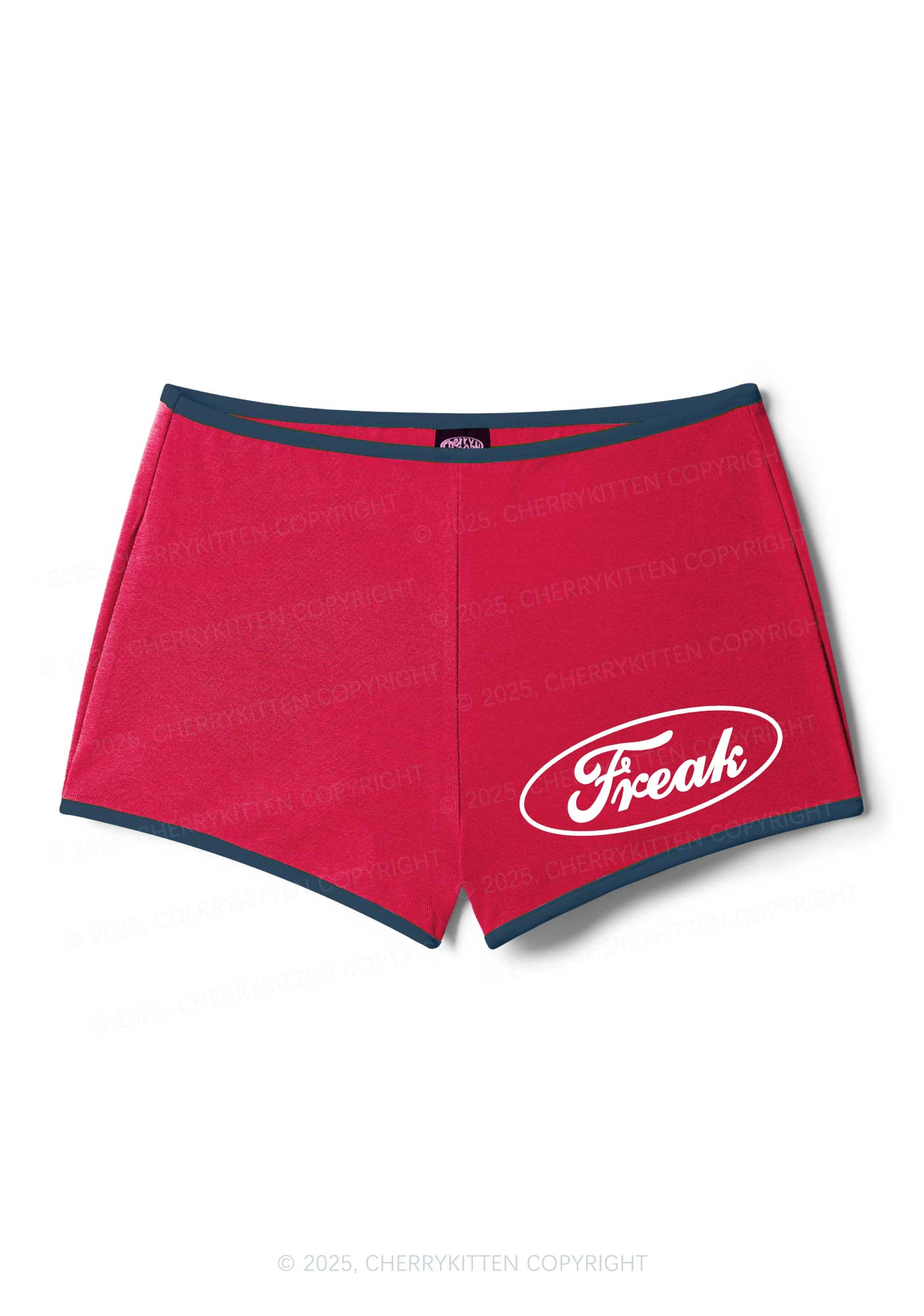 Oval Freak Y2K Booty Shorts Cherrykitten