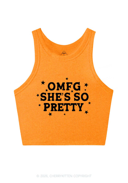 OMFG Shes So Pretty Pride Y2K Crop Tank Top Cherrykitten