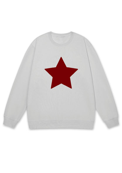 Red Pentagram Y2K Sweatshirt