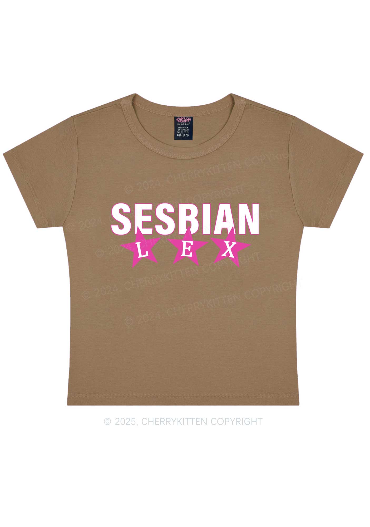 Sesbian Lex Y2K Baby Tee Cherrykitten