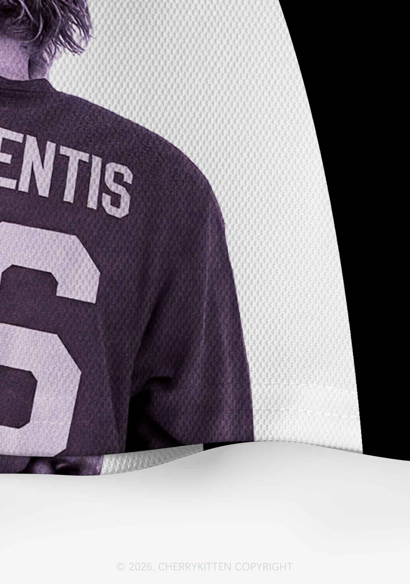 Hockey Player DL Y2K Crop Sport Jersey Shirts Cherrykitten
