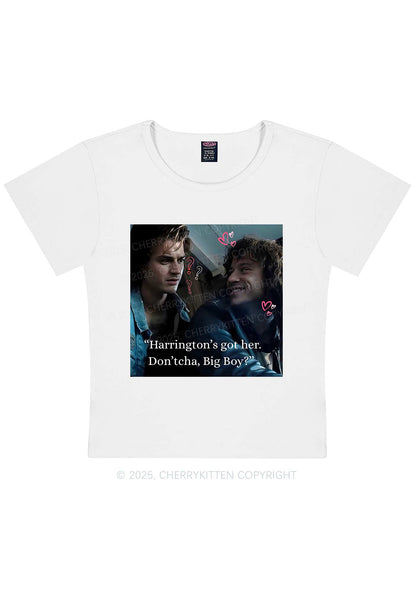 Big Boy Got Her Y2K Baby Tee Cherrykitten