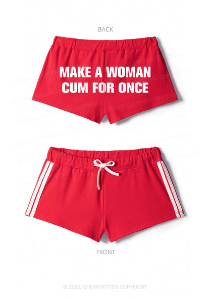 Make A Woman Come Y2K Drawstring Mini Shorts Cherrykitten