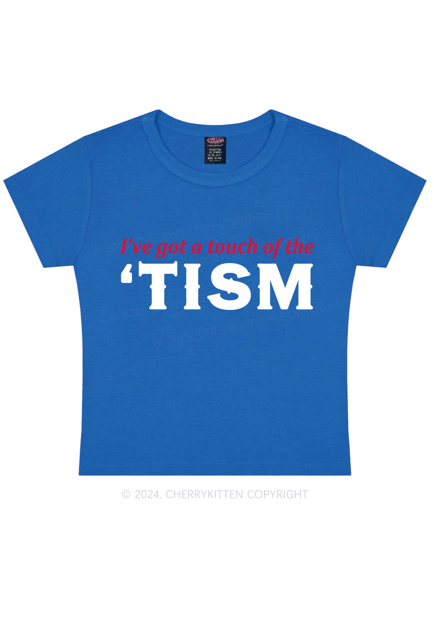 Got A Touch Of TISM Y2K Baby Tee Cherrykitten