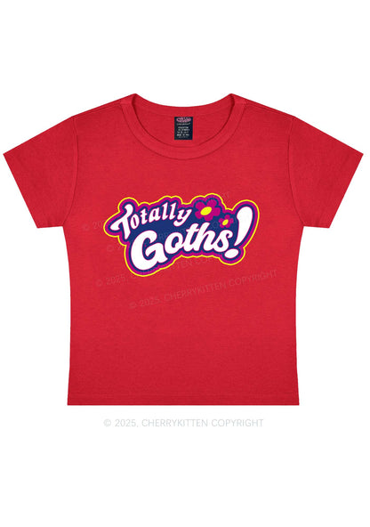 Totally Goths Y2K Baby Tee Cherrykitten