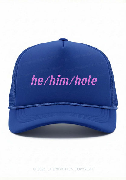 He Him Hole Pride Y2K Trucker Hat Cherrykitten