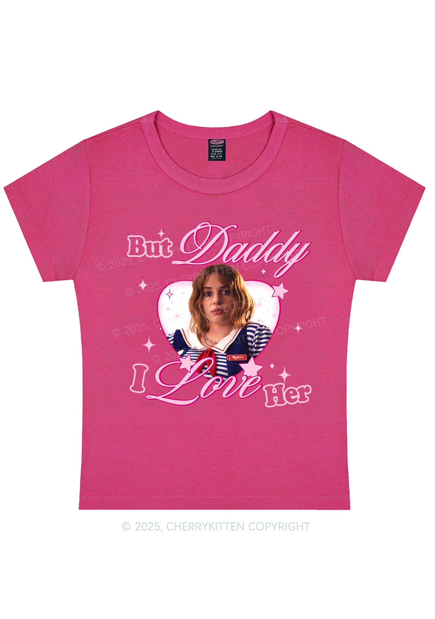 Daddy I Love RB Pride Y2K Baby Tee Cherrykitten
