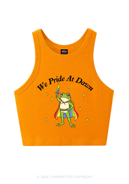 We Pride At Dawn Y2K Crop Tank Top Cherrykitten
