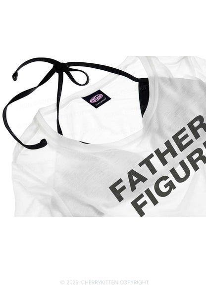 Father Figure Y2K Sheer Crop Tee Cherrykitten