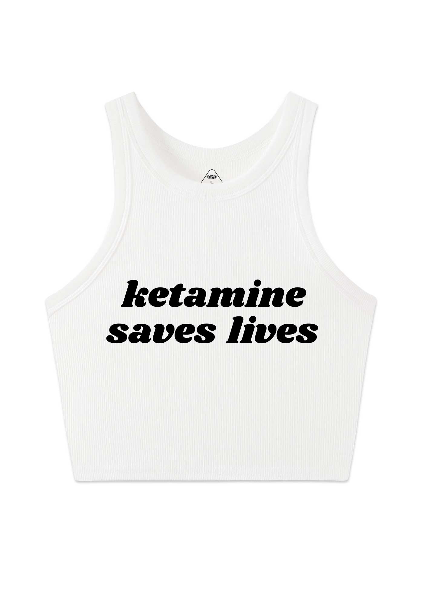 Kxxamine Saves Lives Y2K Crop Tank Top Cherrykitten