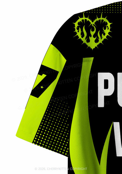 Put It On My Wifes Tab Pride Y2K Crop Sport Jersey Shirts Cherrykitten