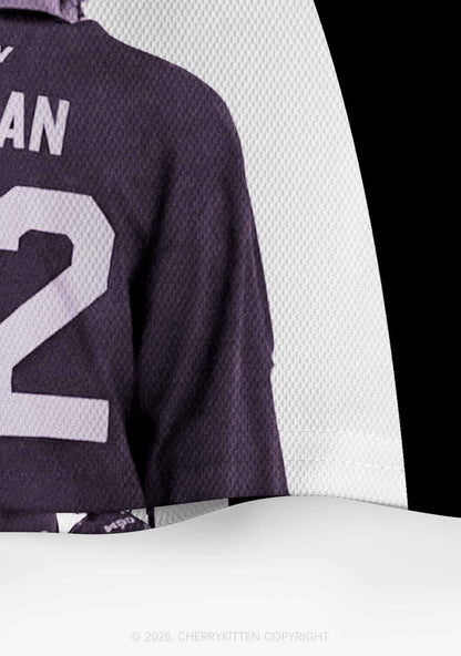 Hockey Player JL Y2K Crop Sport Jersey Shirts Cherrykitten