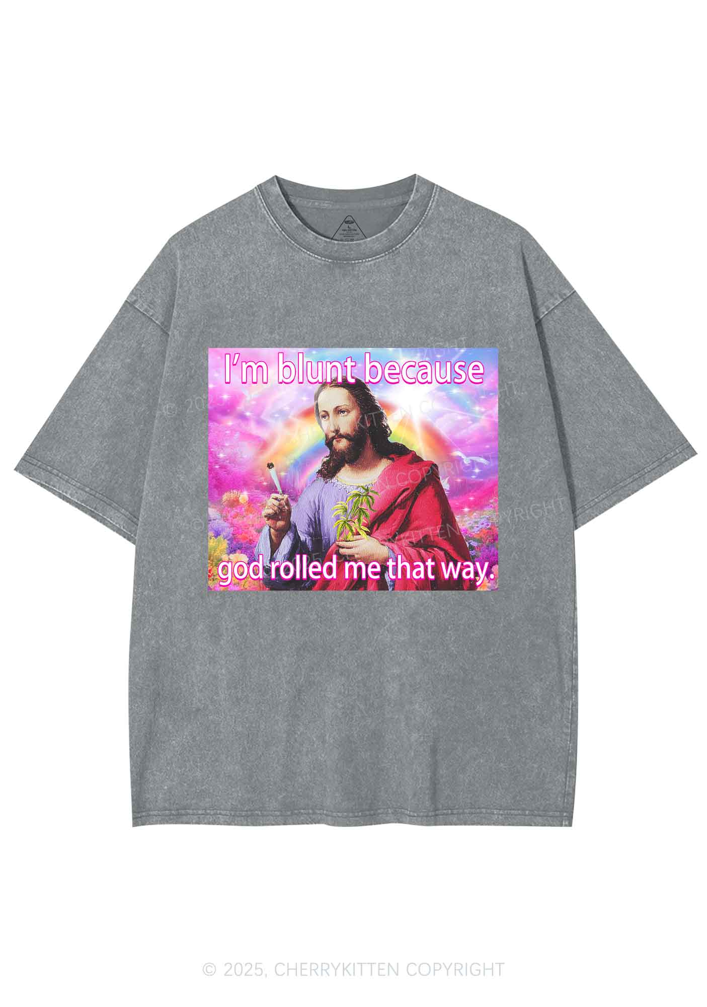 Im Blunt Y2K Shirts Washed Tee Cherrykitten