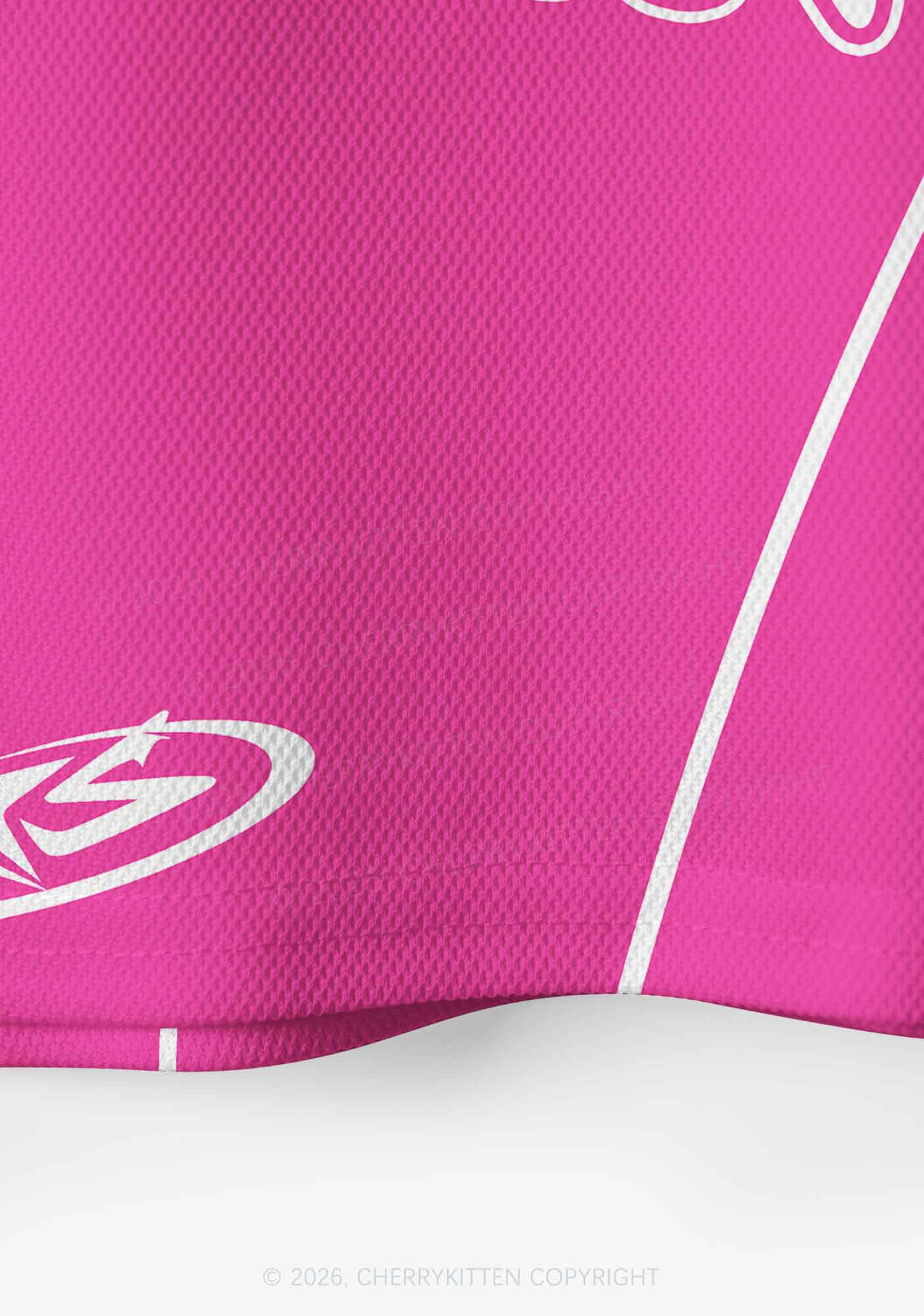 Literally Just A Lesbian Pride Y2K Crop Sport Jersey Shirts Cherrykitten