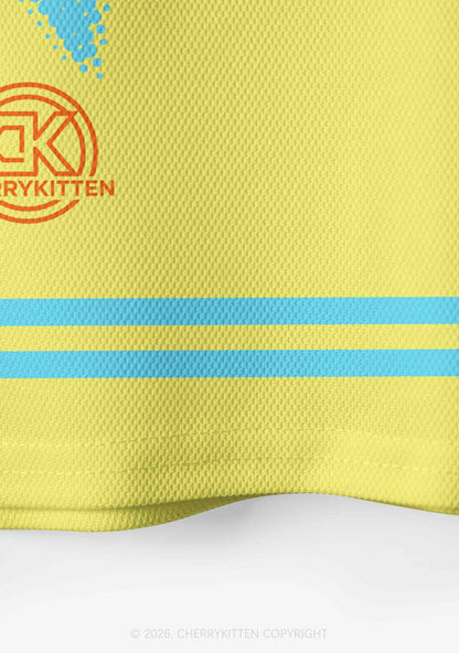 Autistic Cxxt Stars Y2K Crop Sport Jersey Shirts Cherrykitten