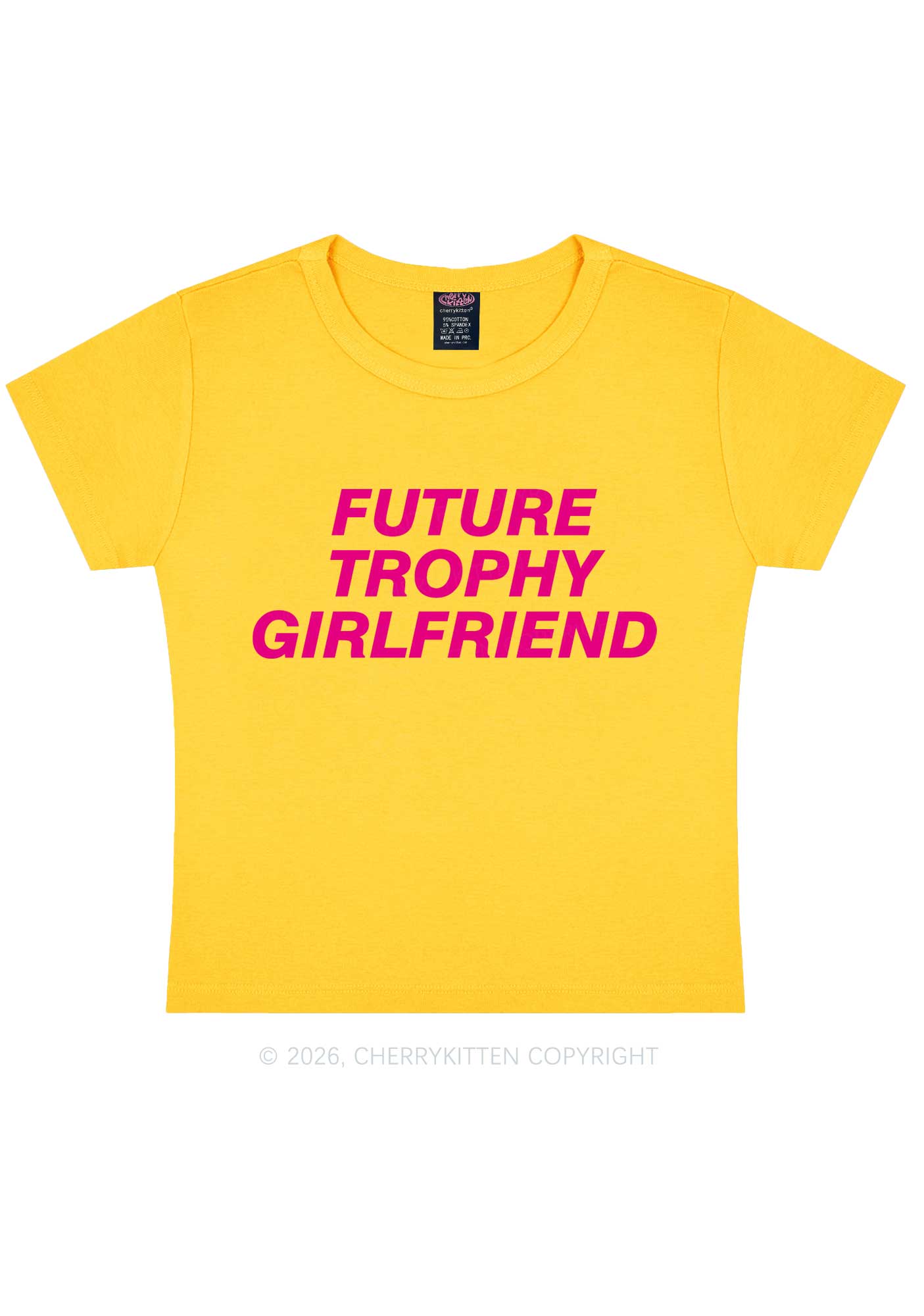 Future Trophy Girlfriend Y2K Baby Tee Cherrykitten