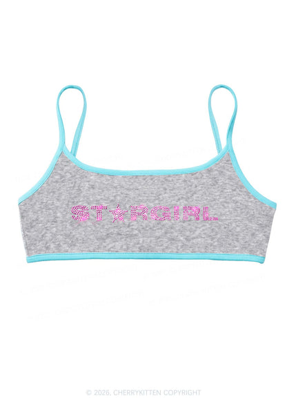 Rhinestone Stargirl Y2K Super Crop Cami Cherrykitten