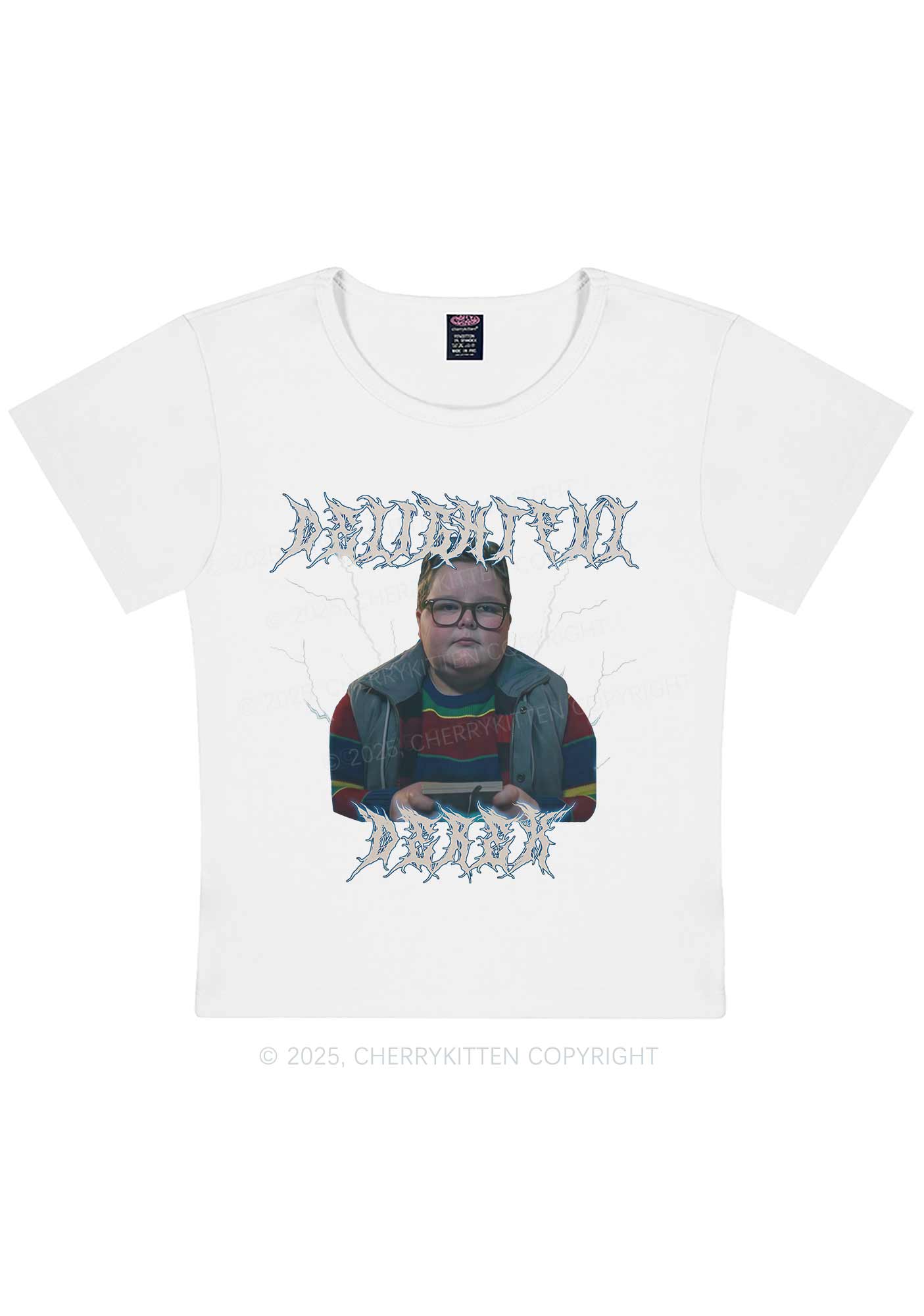 Delightful Boy Y2K Baby Tee Cherrykitten