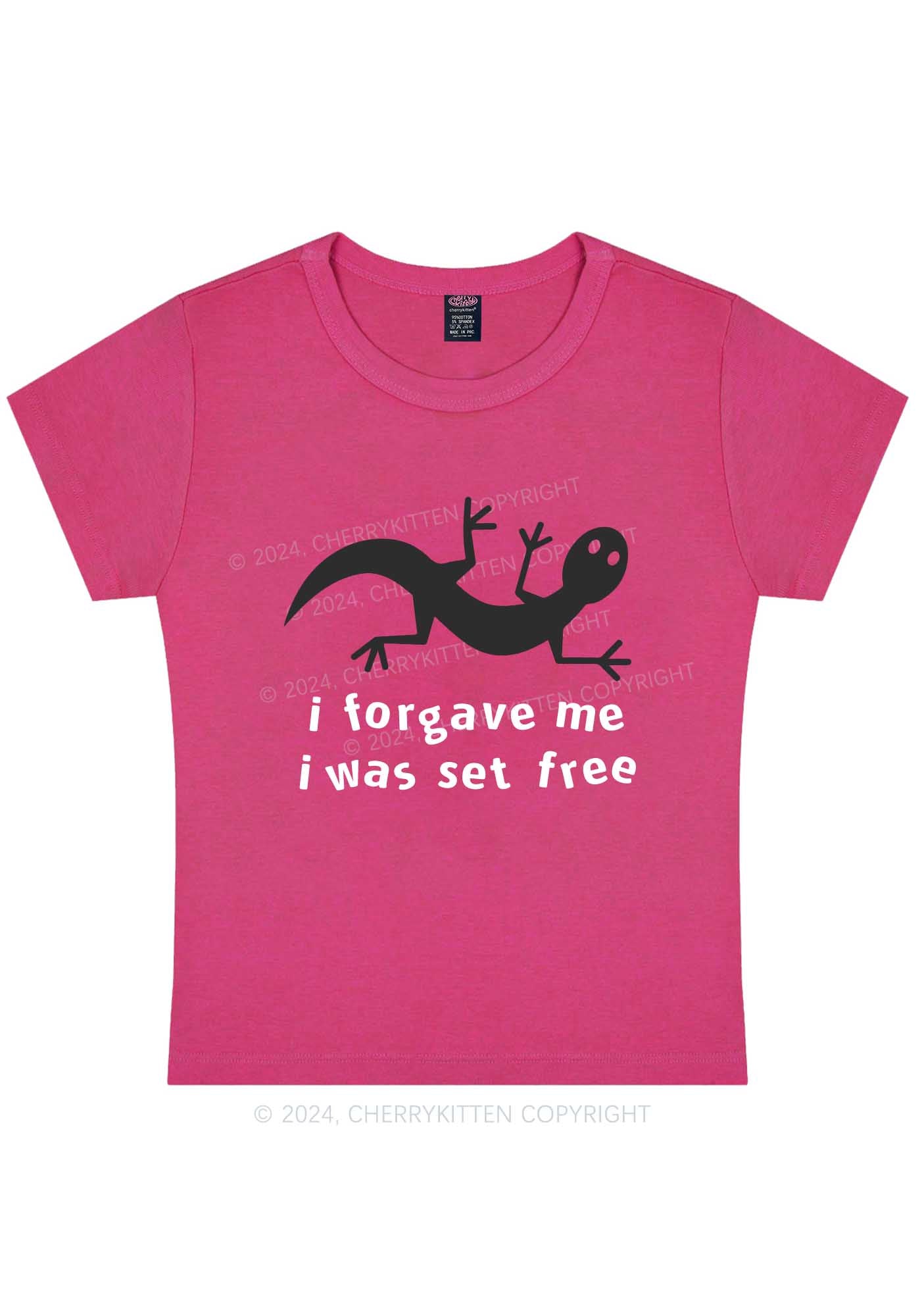 Curvy Forgave Me Y2K Baby Tee Cherrykitten