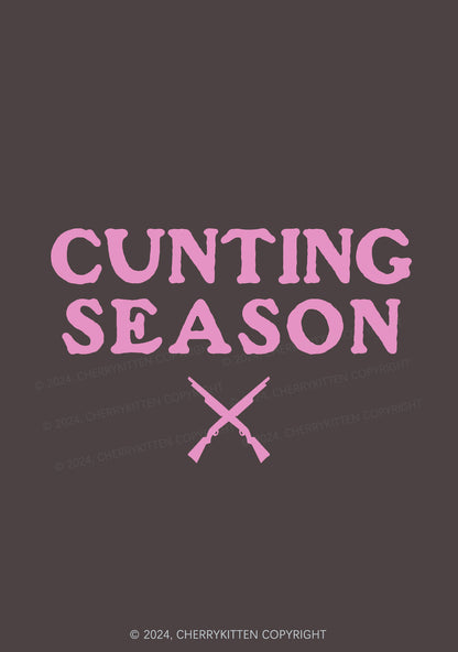 Cunting Season 1Pc Y2K Pin Badge Cherrykitten