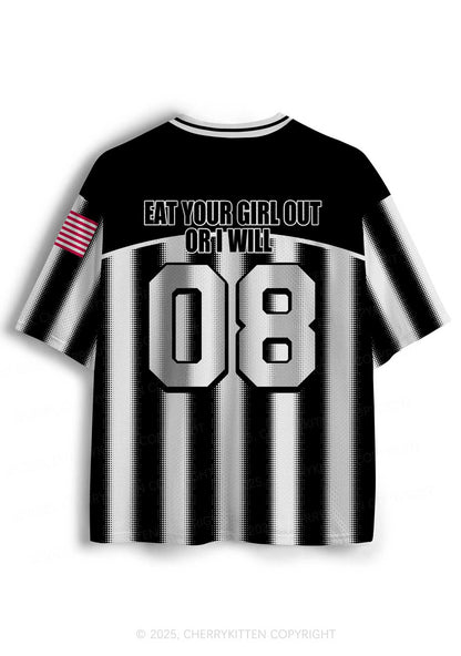 Custom Eat Your Girl Out Pride Y2K Sport Jersey Shirts Cherrykitten