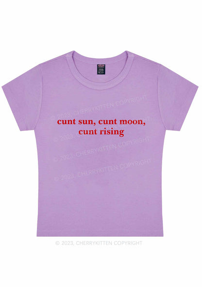 Curvy Sun Moon Rising Y2K Baby Tee Cherrykitten