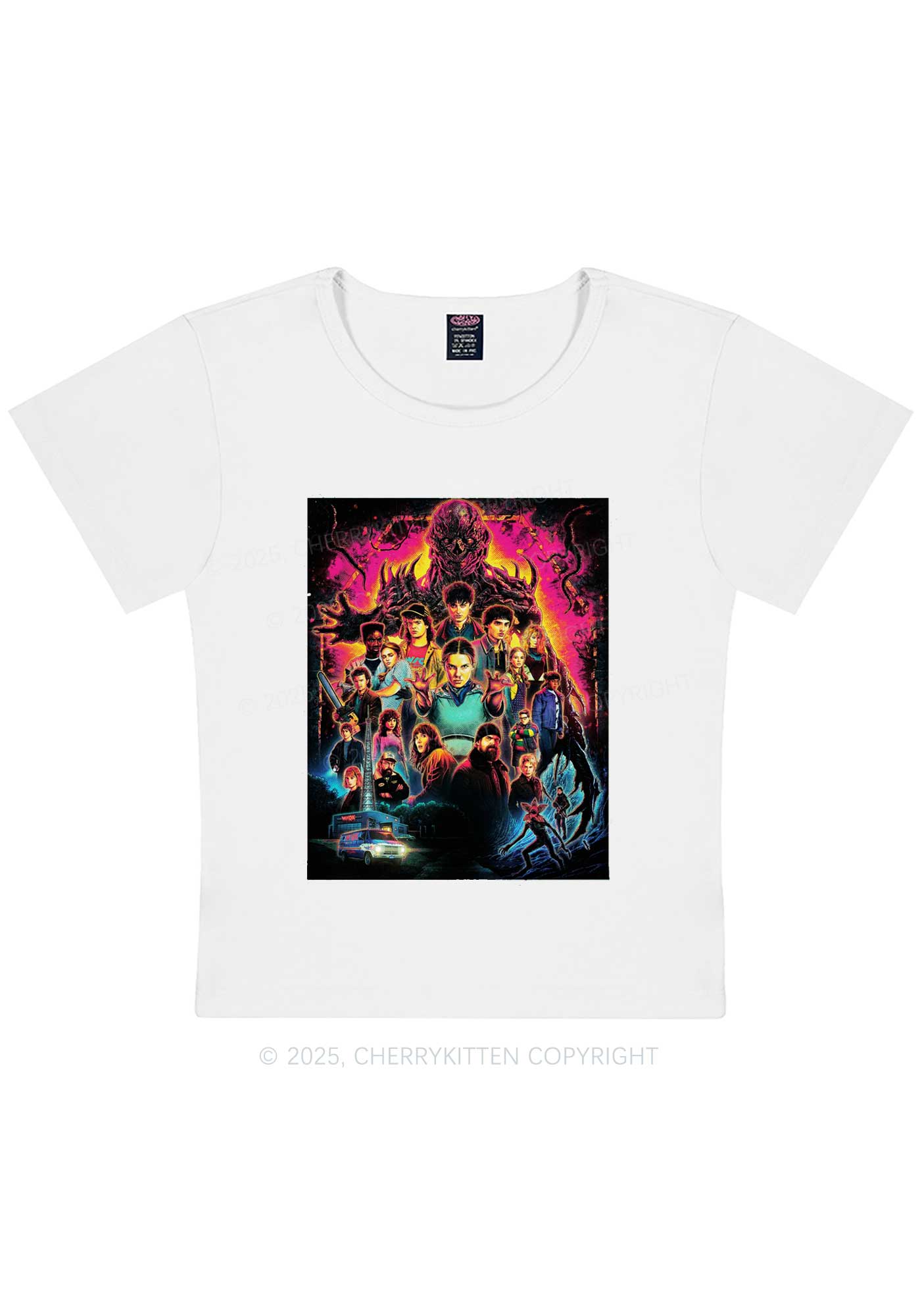 Young Adventure Y2K Baby Tee Cherrykitten