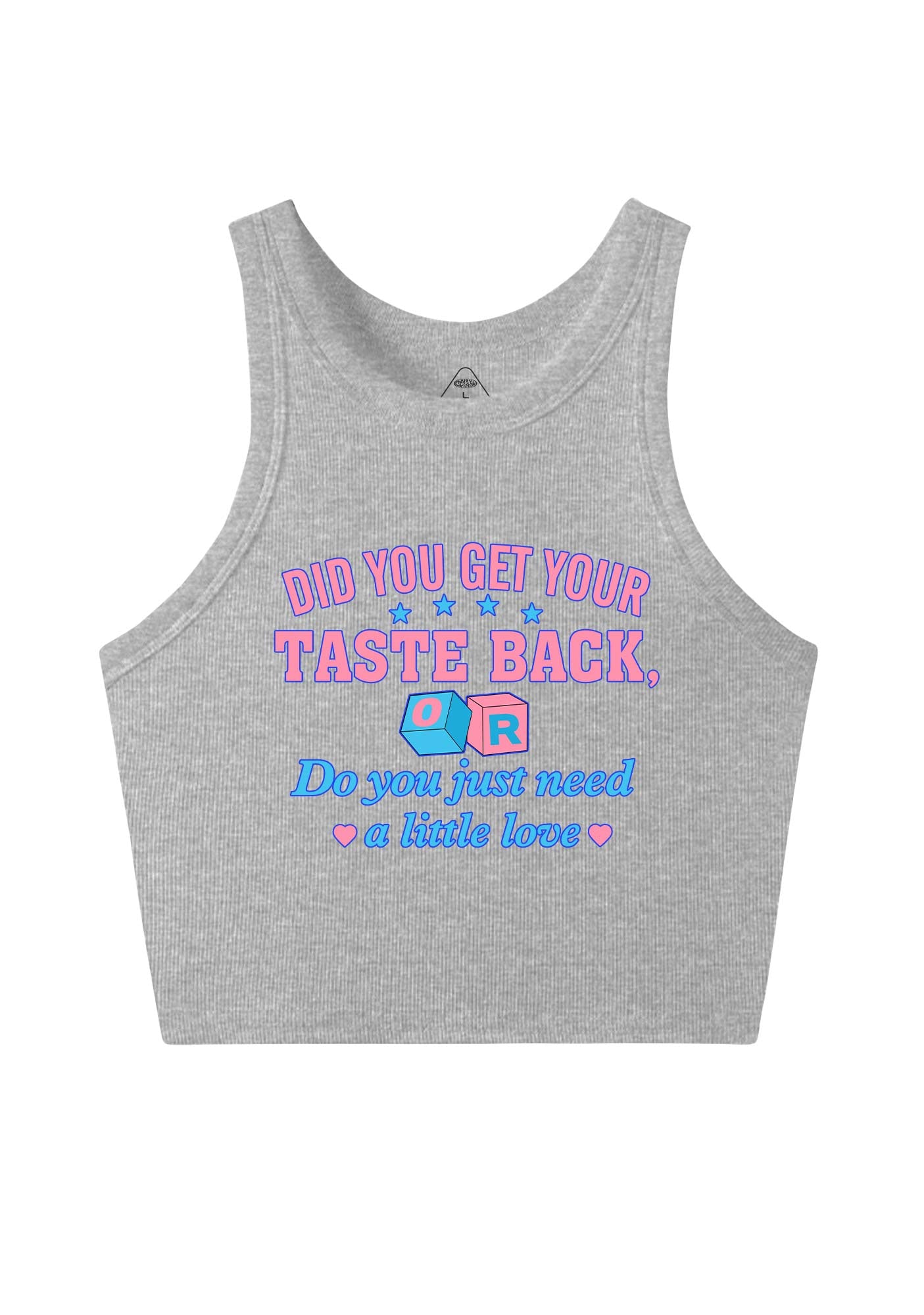 Get Your Taste Back Y2K Crop Tank Top Cherrykitten