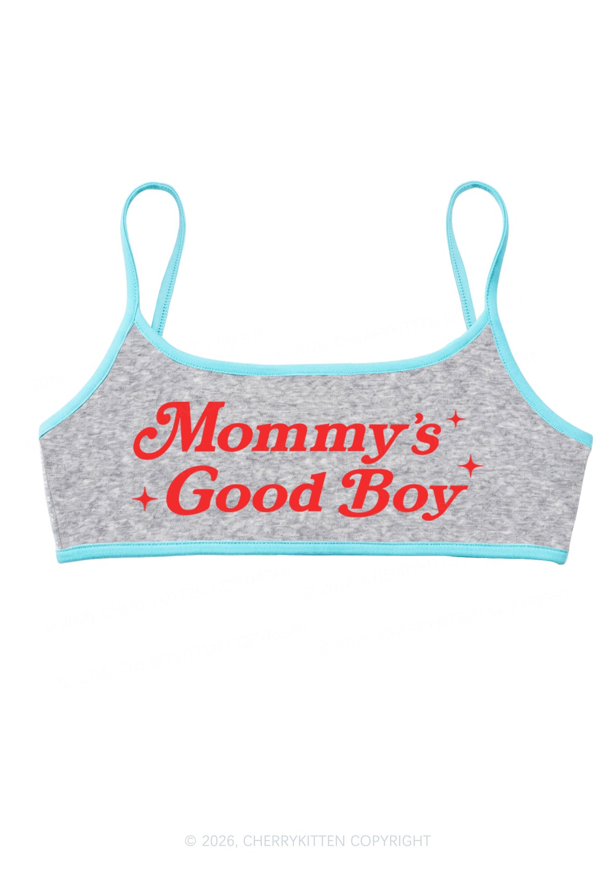 Mommys Good Boy Y2K Super Crop Cami Cherrykitten