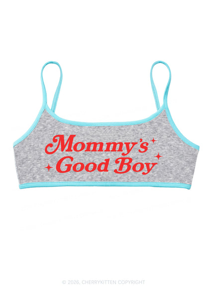 Mommys Good Boy Y2K Super Crop Cami Cherrykitten