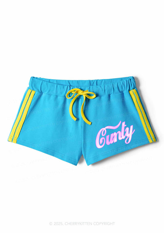 Cunty Y2K Drawstring Mini Shorts Cherrykitten