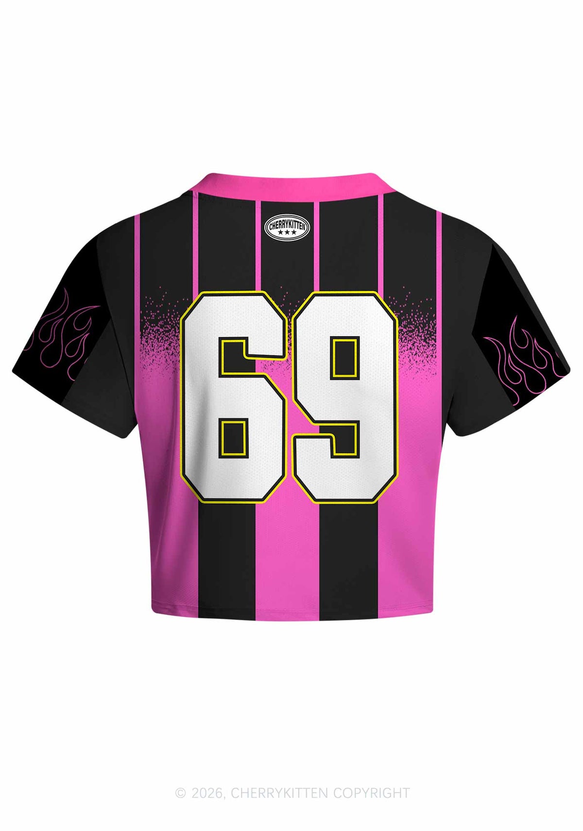 Homophobia Gay Pride Y2K Crop Football Jersey Shirts Cherrykitten