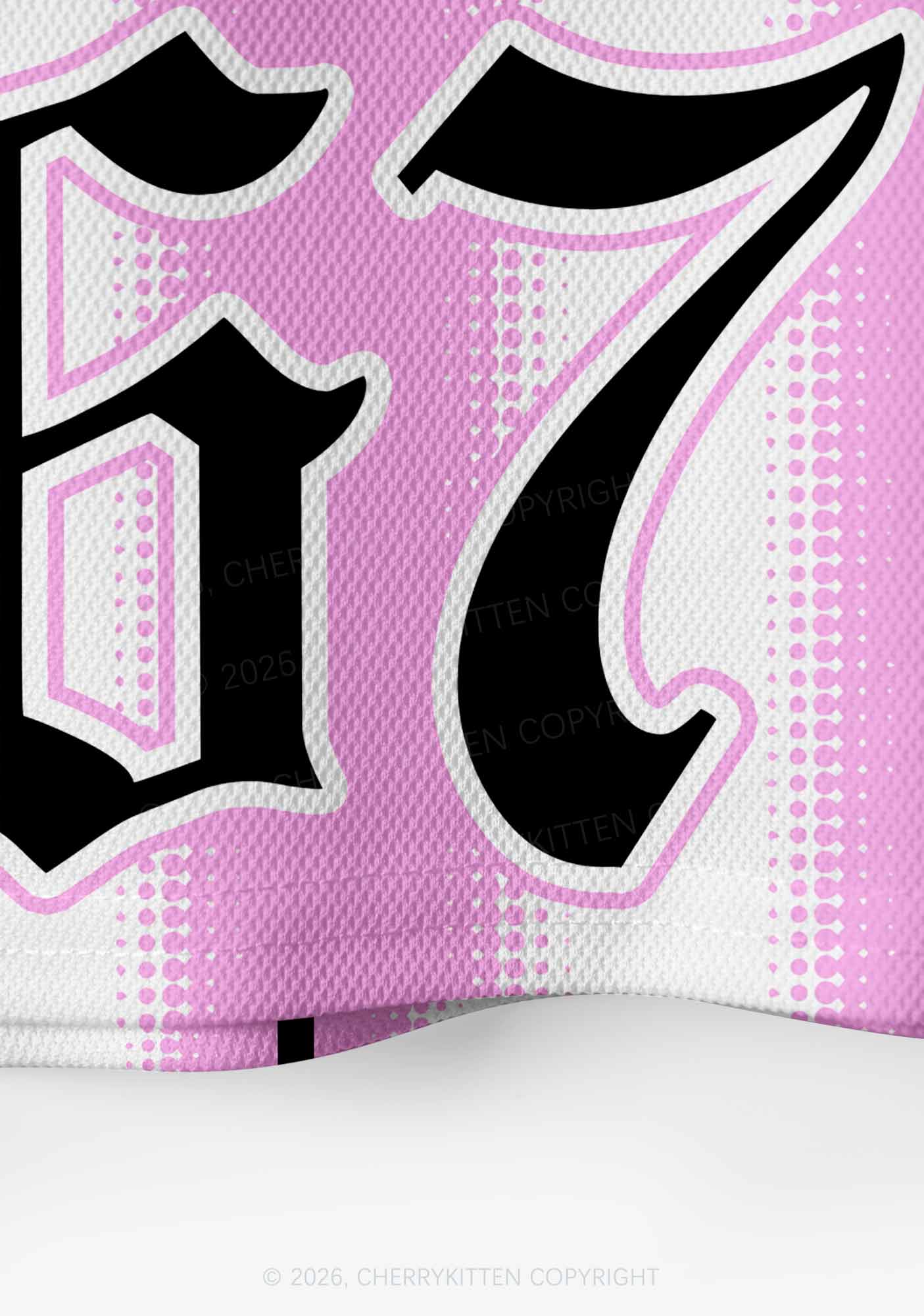 Pink Save Horse Ride Masc Pride Y2K Crop Sport Jersey Shirts Cherrykitten