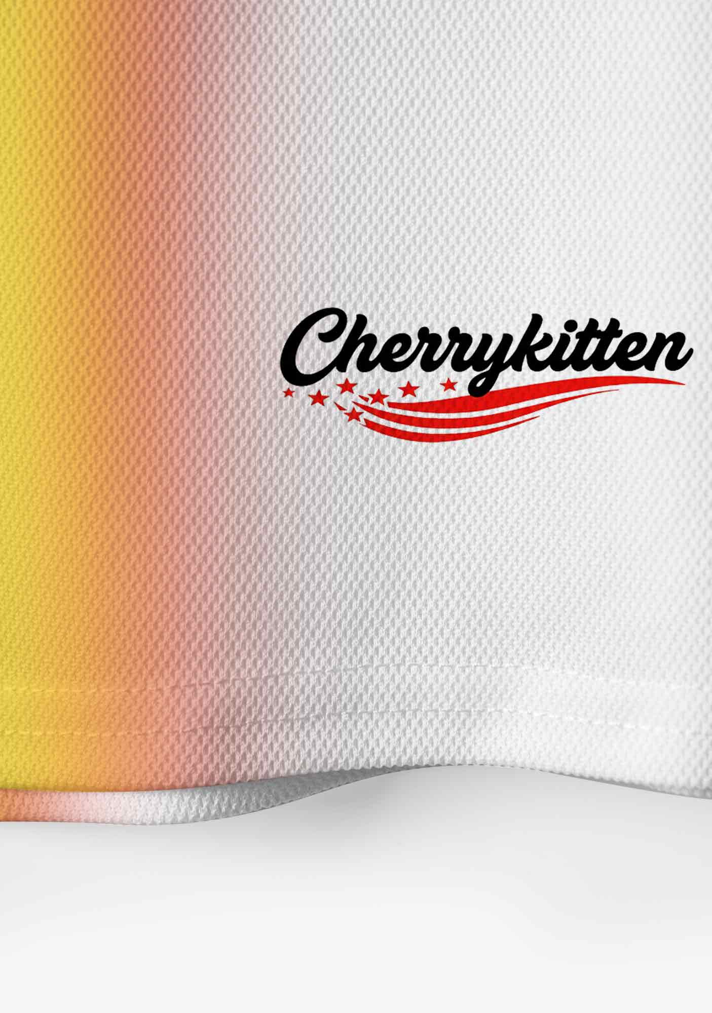 Rainbow Stripes Gay Thoughts Pride Y2K Crop Sport Jersey Shirts Cherrykitten