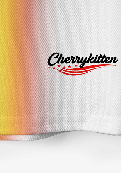 Rainbow Stripes Gay Thoughts Pride Y2K Crop Sport Jersey Shirts Cherrykitten