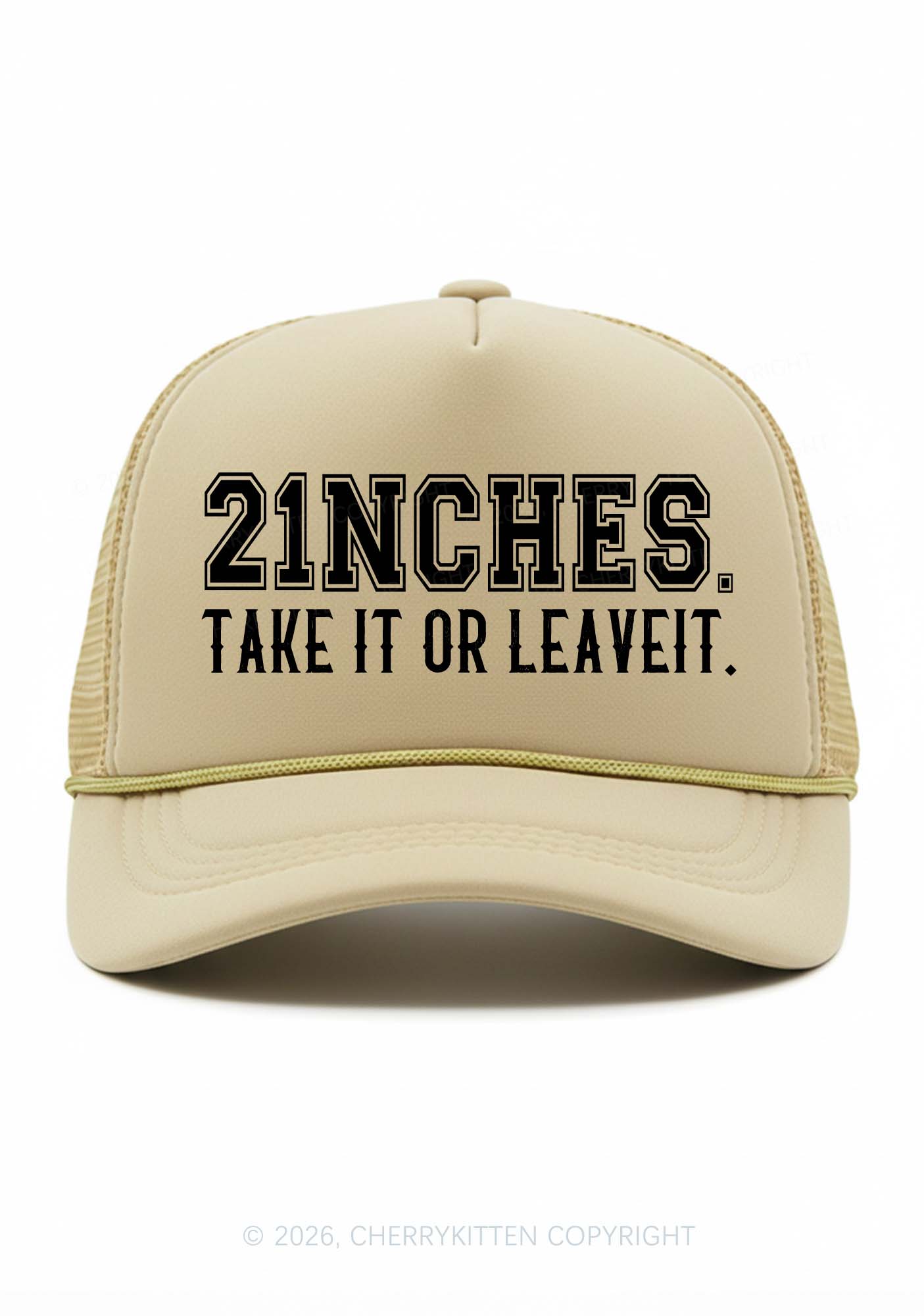Take It Or Leave It Y2K Trucker Hat Cherrykitten