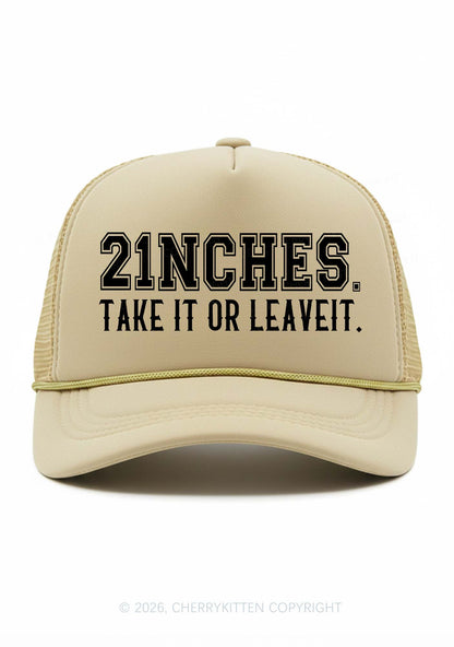 Take It Or Leave It Y2K Trucker Hat Cherrykitten