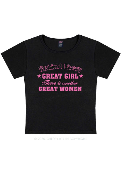 Great Girl Great Women Pride Y2K Baby Tee Cherrykitten